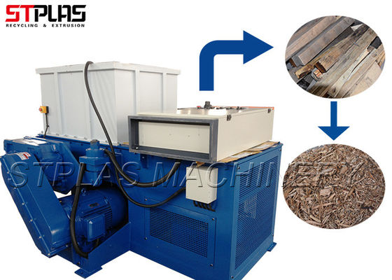 Machine de déchiquetage de rebut adaptée aux besoins du client de pneu/broyeur en plastique industrielle