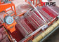 Ligne de lavage de broyeur machine à laver/D2 de couleur rouge d'animal familier en plastique de lame
