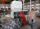 Machine simple en plastique de défibreur d'industrie d'axe de morceau de tuyau en plastique dur de rebut de HDPE