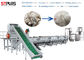 Ligne de lavage chute de film de PE de LDPE pp d'OEM réutilisant la production semi automatique