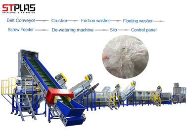 Machines de réutilisation industrielles de PE de pp en plastique avec l'entretien de la vie SUS304
