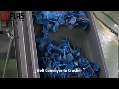 Broyeur à double arbre pour fûts en plastique