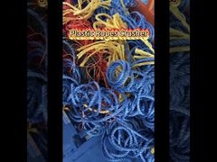 Broyeur de corde en plastique HDPE PE robuste 200-500kg/h