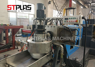 Flocons en plastique de bouteille de PE de HDPE réutilisant la conception de coupe d'anneau de l'eau de machine