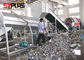 Machine à laver/plastique compacts de bouteille d'ANIMAL FAMILIER réutilisant l'usine de lavage 1000kg/h