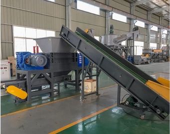 Machine de réutilisation en plastique de granule de l'électricité durable avec le double axe
