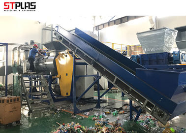 Plastique d'ANIMAL FAMILIER de déchets de catégorie de fibre chimique lavant et réutilisant des machines