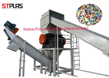 HDPE semi-automatique réutilisant l'usine de réutilisation de récipient en plastique de PE de la machine pp